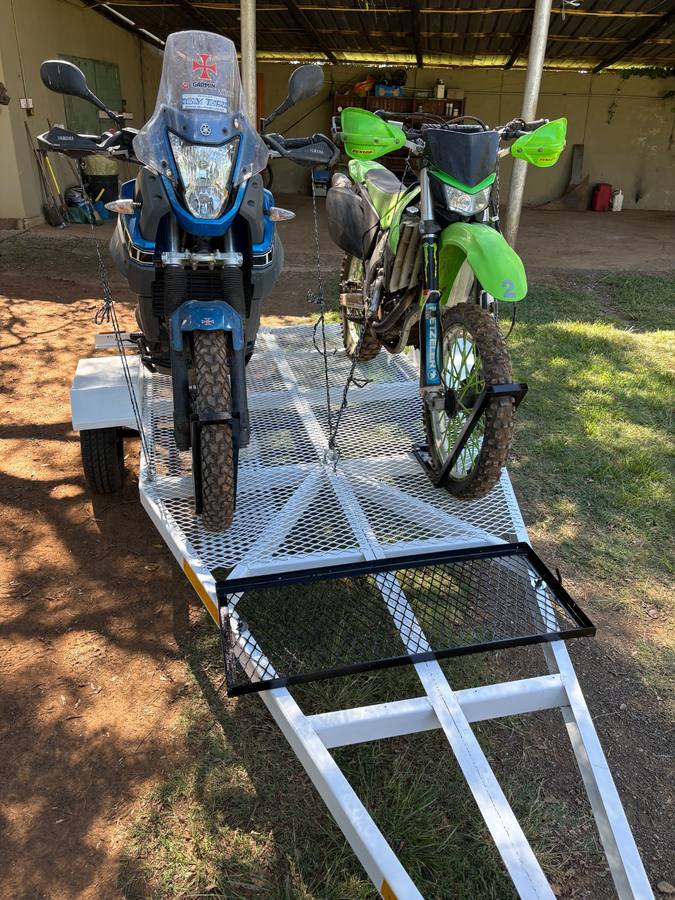 Trailer loaded with bikes AgriNatal Services